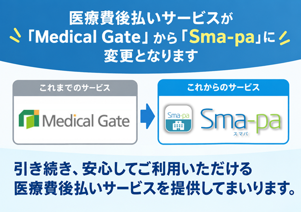 患者サービス「Medical Gate」のご案内